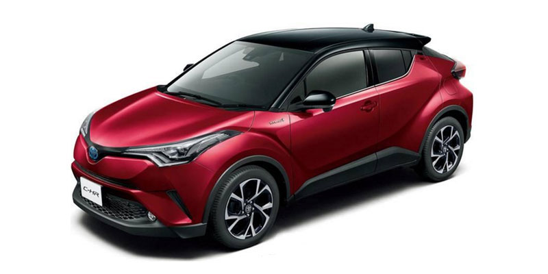 Red Mica Metallic Black Roof